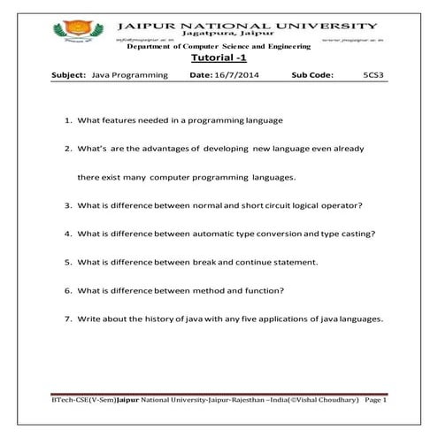 Tutorial 6 | DOCX
