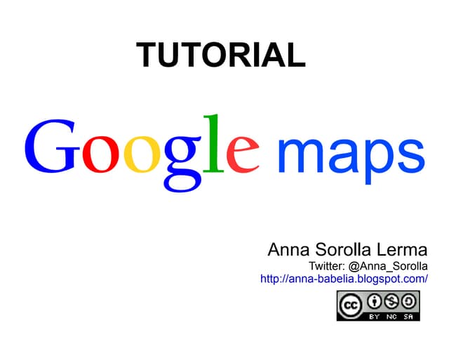 Tutorial Google Maps