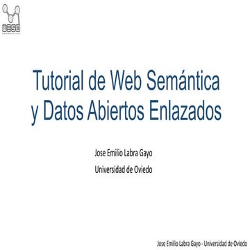 Tutorial Web Semantica Morelia