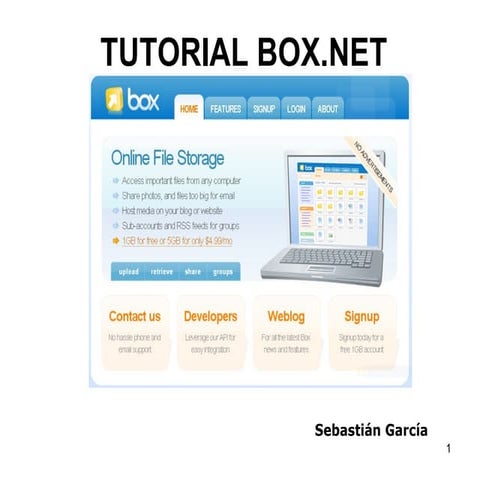 Tutorial box.net