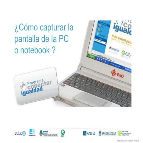 Tutorial  cómo capturar  la pantalla del monitor o notebook