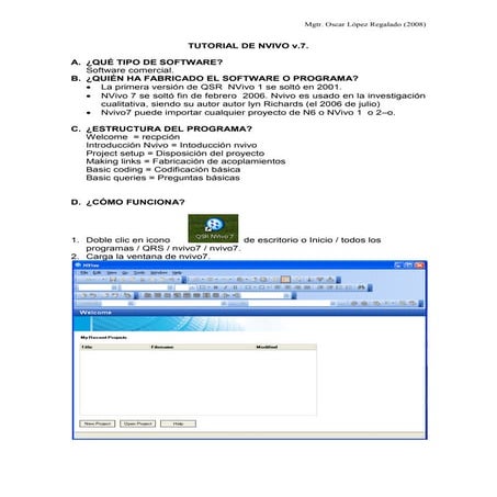 Tutorial De Nvivo 7.