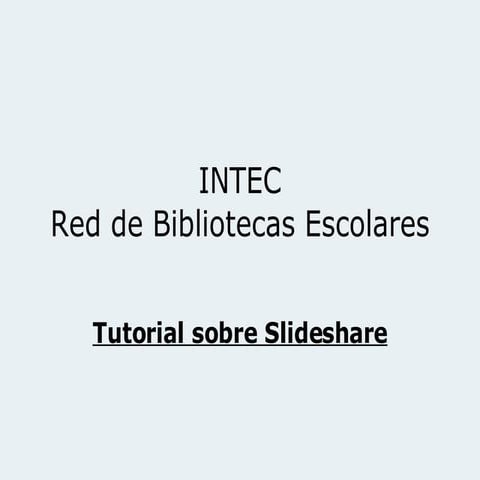 Tutorial De Slideshare