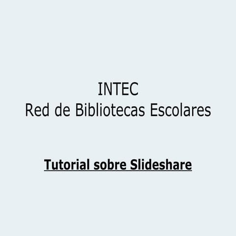 Tutorial de-slideshare