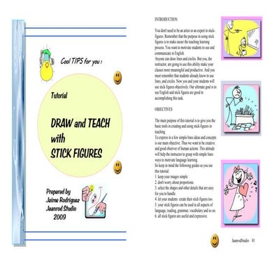 Tutorial draw and teach with stick figures