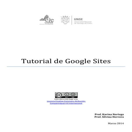 Tutorial google sites
