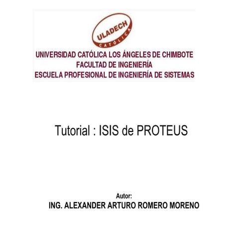 Tutorial isis-proteus