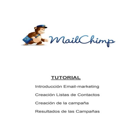 Tutorial plataforma Email Marketing Mailchimp