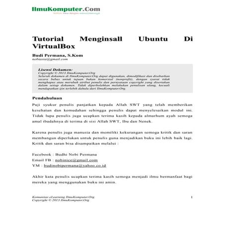 Tutorial menginsall-ubuntu-di-virtual box