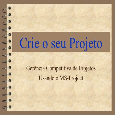 Tutorial ms project portugues