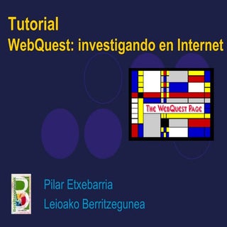 Tutorial sobre WebQuest