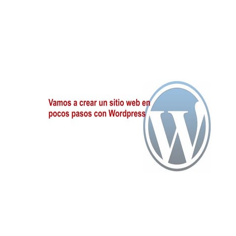 Tutorial de wordpress - parte I