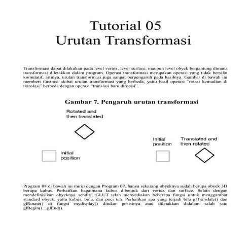 Open GL Tutorial05 | PDF