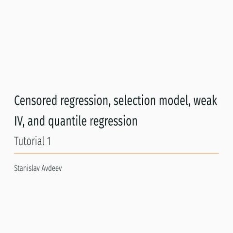 tutorial1 on economic and strategic issues