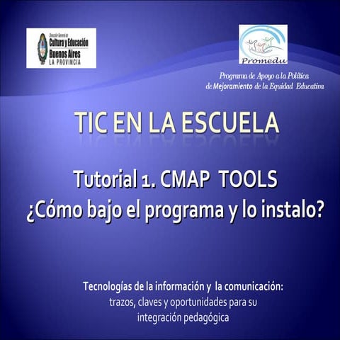 Crear un cmaptools | PDF