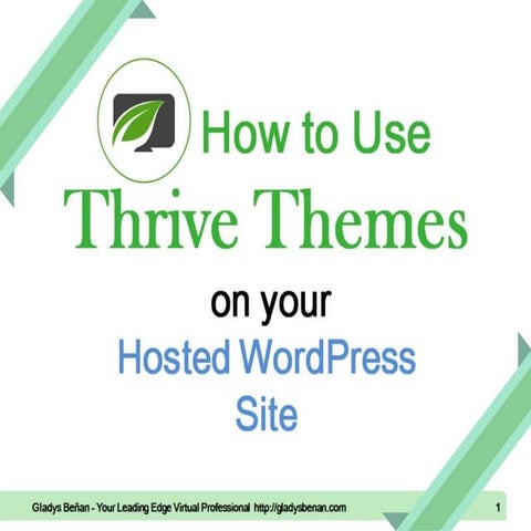 How to Use Thrive Themes on your Hosted WordPress Site
