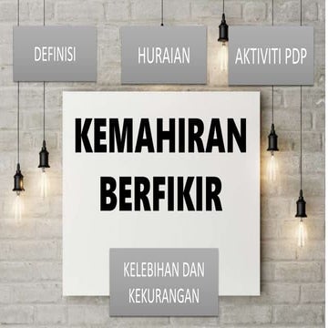 Kemahiran Berfikir