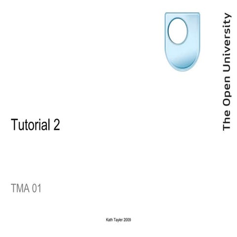 TMA 01 notes | DOCX