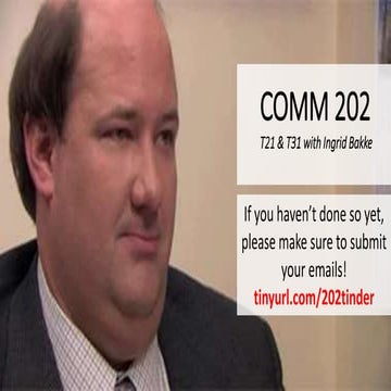 Tutorial 2 - Skills Matrix Presentations