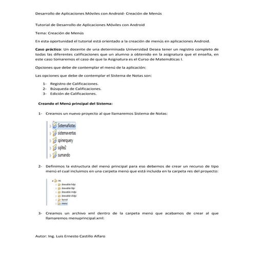Tutorial Nro.3 - Desarrollo de Aplicaciones Móviles con Android