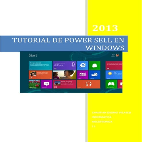 3. tutorial de windows powershell | PDF