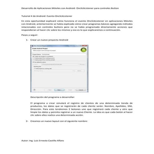 Tutorial Nro.4 Desarrollo de Aplicaciones Móviles con Android