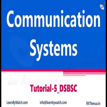 Tutorial 5 dsb sc