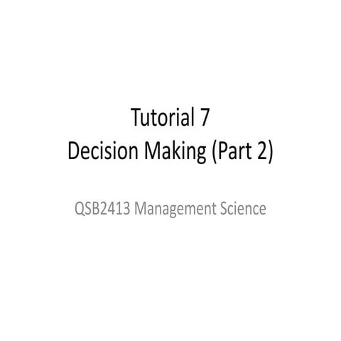 Decision Making Styles | PPTX