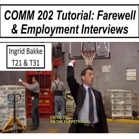 Tutorial 7 - Farewell Tutorial