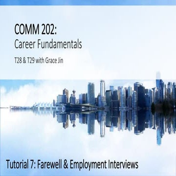 T28 & T29 - Tutorial 7