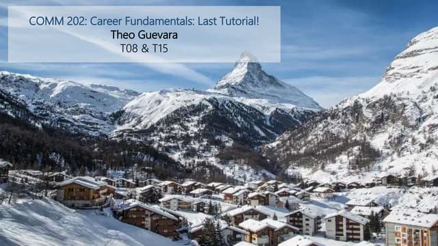 Tutorial 8