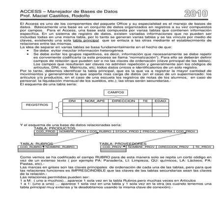 Tutorial access 2007 | PDF