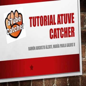 Tutorial aTuve Catcher