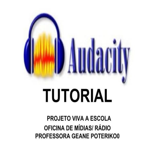 Tutorial audacity | PPT