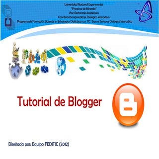 Tutorial blogger