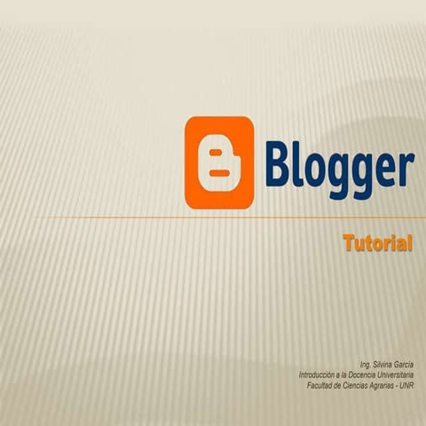 Tutorial blogger