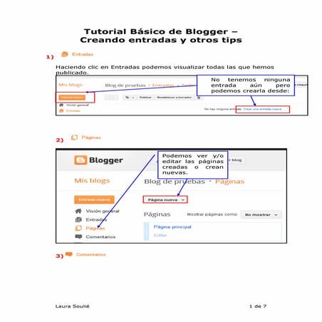 Tutorial nueva interfaz blogger | PPT