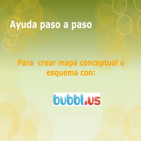 Tutorial bubbl.us