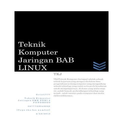 Tutorial cara installasi linux debian