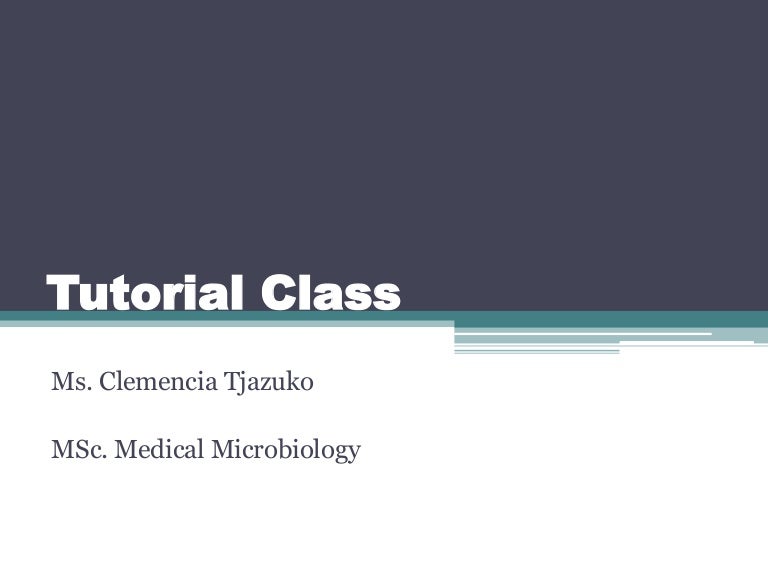 Tutorial Class