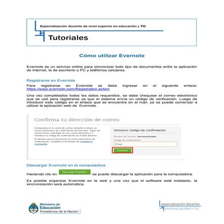 Tutorial cómo utilizar_evernote