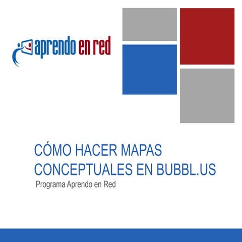 Tutorial como hacer mapas conceptuales en bubbl.us
