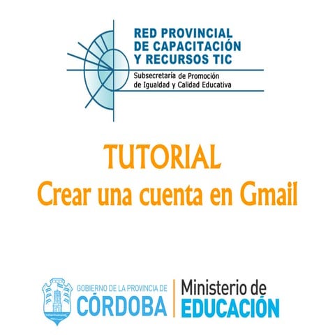 Tutorial crear cuenta en gmail