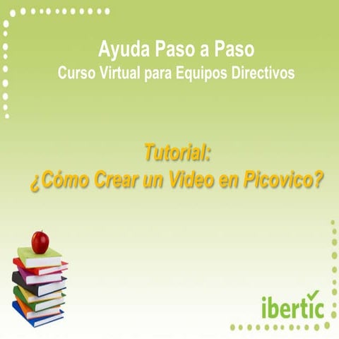 Tutorial crear un video en Picovico