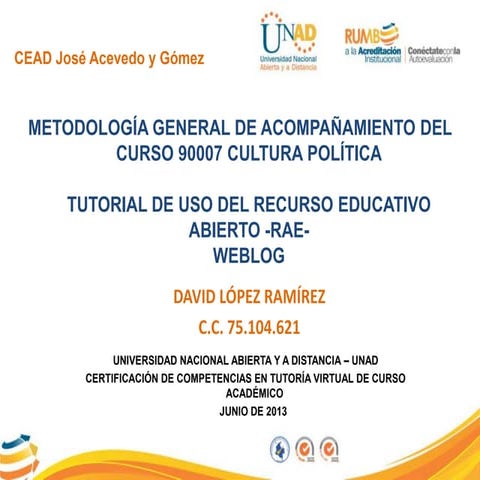 Tutorial david lopezramirez