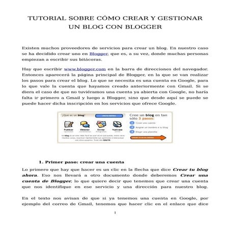 Tutorial de blogger