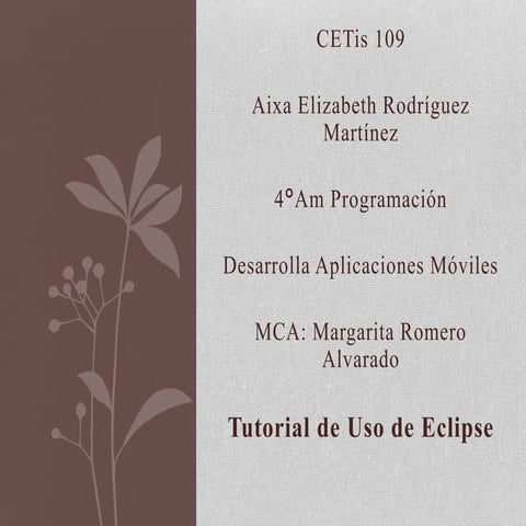 Tutorial de eclipse_terminado