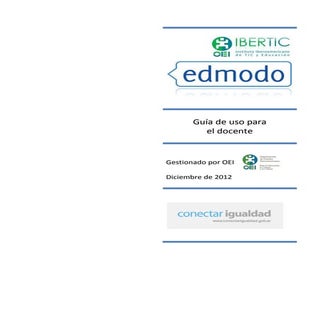 Edmodo Tutorial docentes 2013