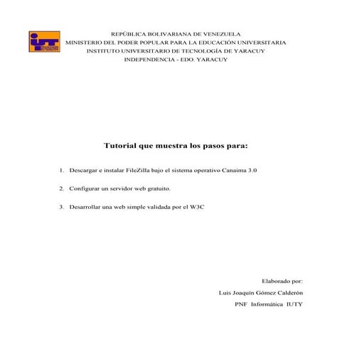 Tutorial de electiva