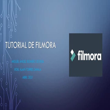 Tutorial de filmora